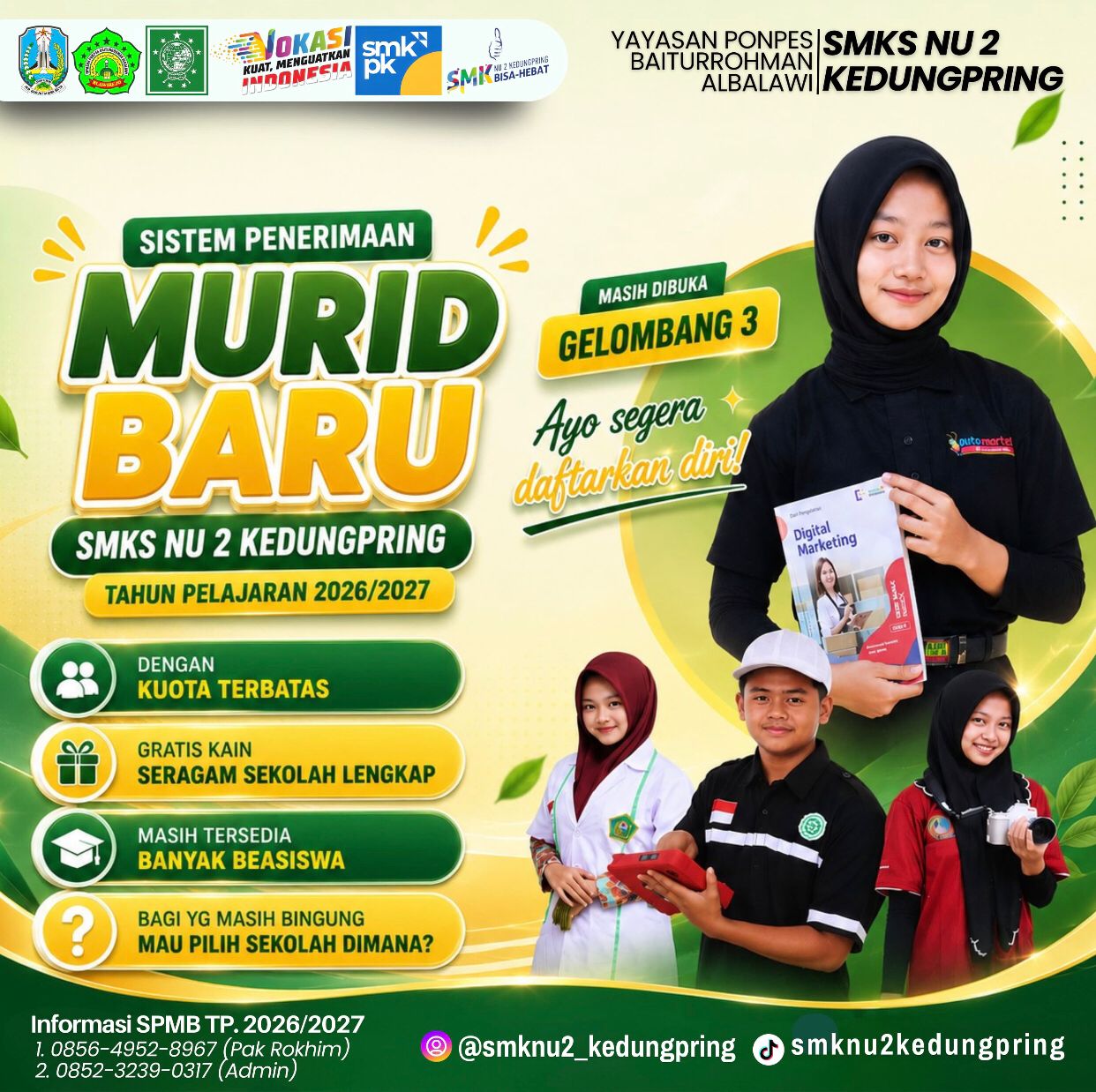 Belajar Bersama SMK NU 2 KEDUNGPRING
